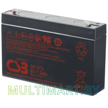 Аккумулятор для ИБП CSB Battery GP672 (6В/7.2 А·ч)